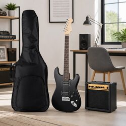 Electric Guitar Combo with 20W Amp and Accessories Included