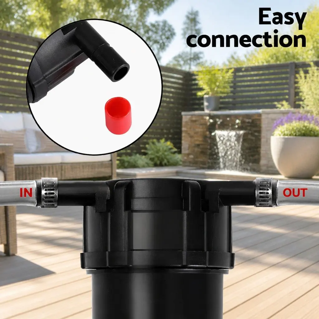 Water Pump 12V Pressure Shower 4L/Min Flow Rate Diaphragm Camping Caravan