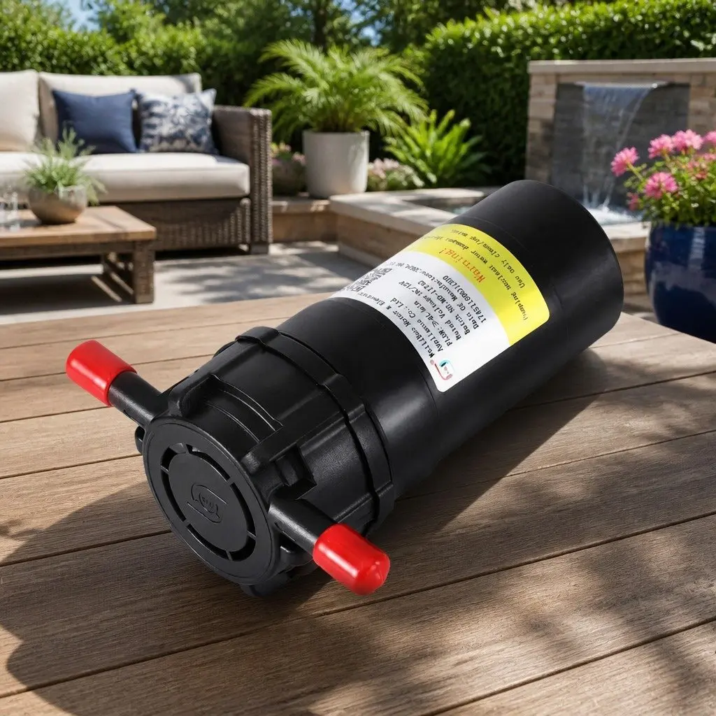 Water Pump 12V Pressure Shower 4L/Min Flow Rate Diaphragm Camping Caravan