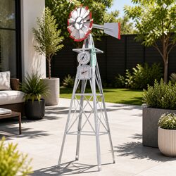 Specifications of 4FT Garden Windmill with Weather Station