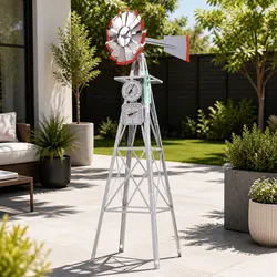 Specifications of 4FT Garden Windmill with Weather Station