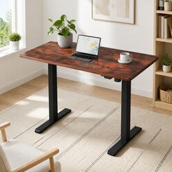 Height Adjustable Motorised Desk Frame with Detailed Specs
