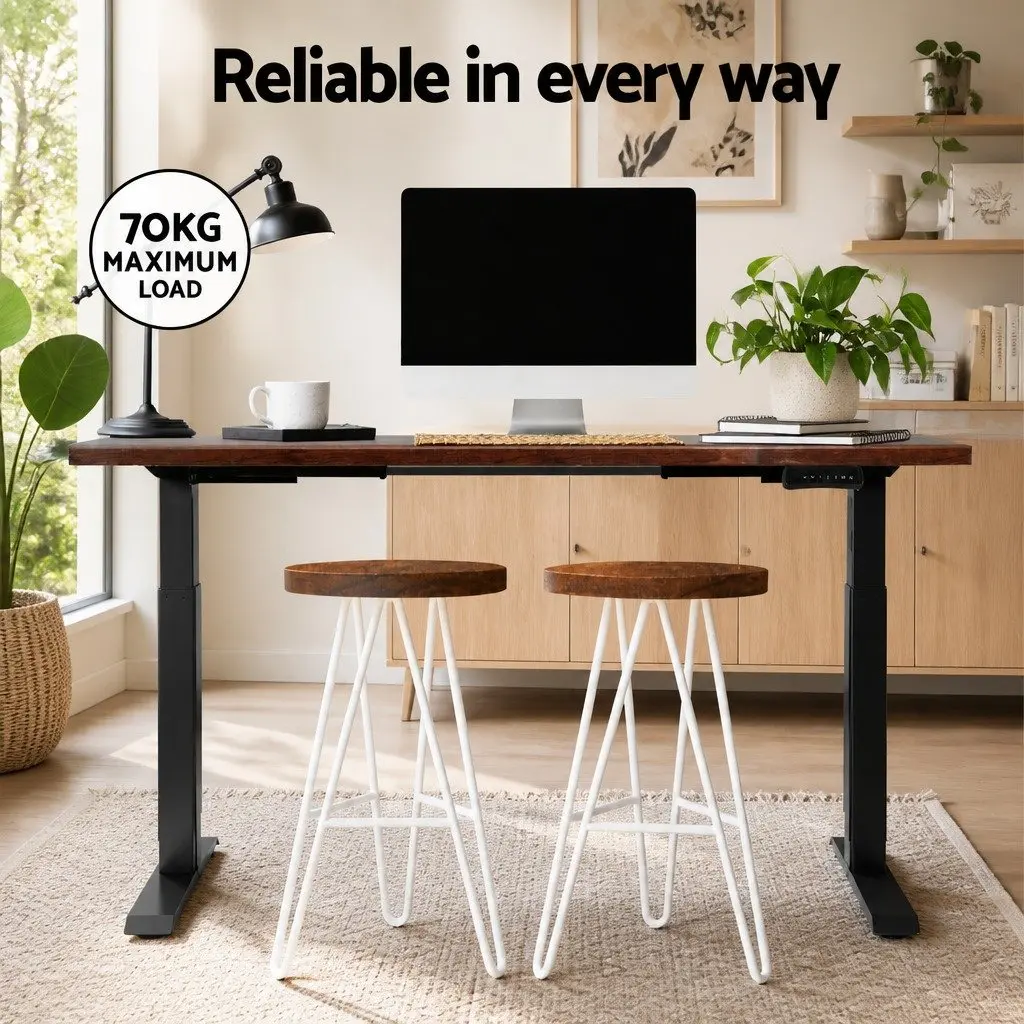 Dual Motor Standing Desk Frame 140cm