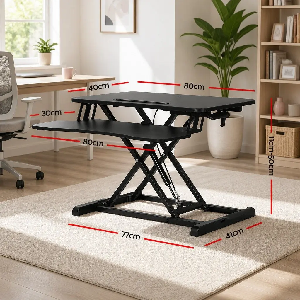 Height Adjustable Standing Desk Riser