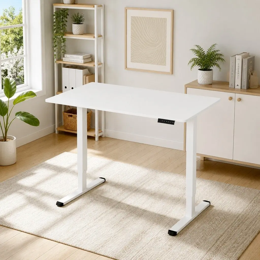 Electric Standing Desk Motorised Sit Stand Adjustable Height Office Workstation