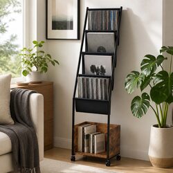 4-Tier Vinyl Record Stand Specifications and Features