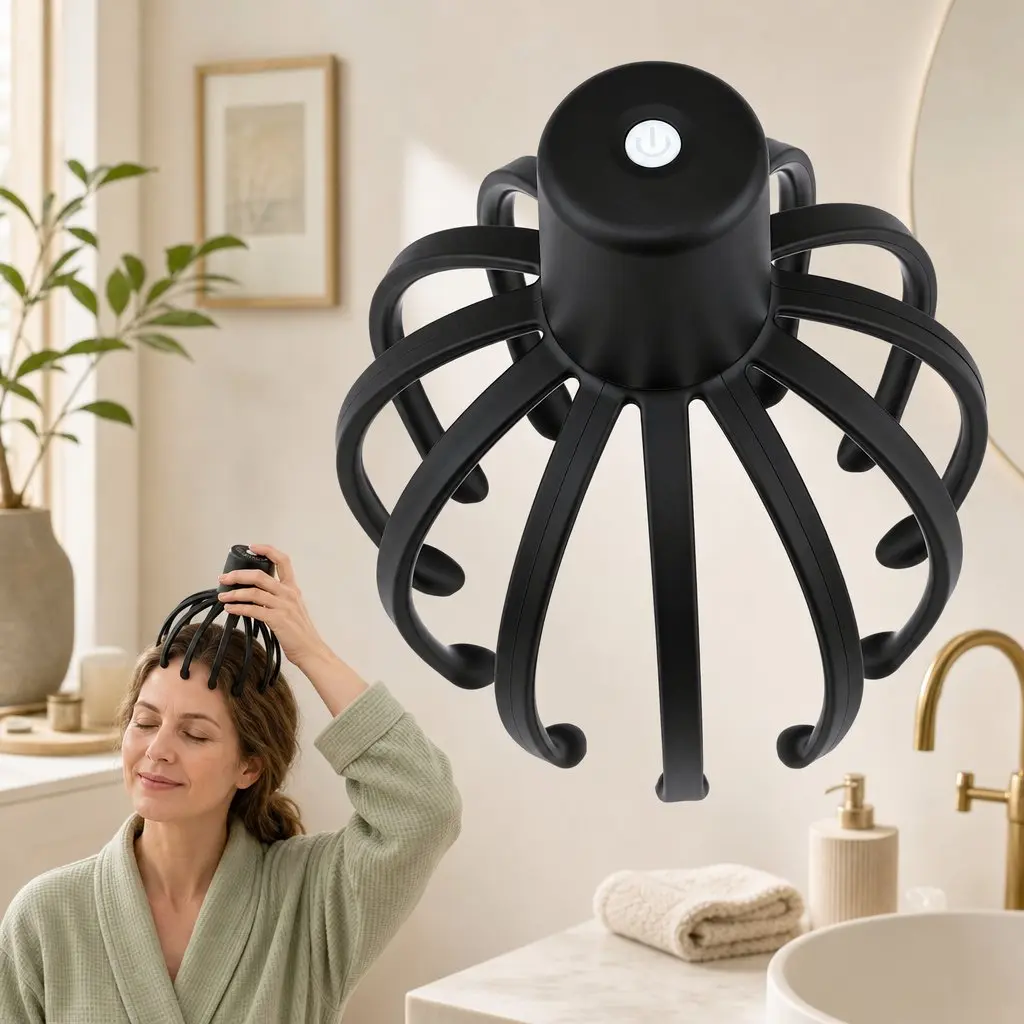 Cordless Hands-Free Scalp Massager