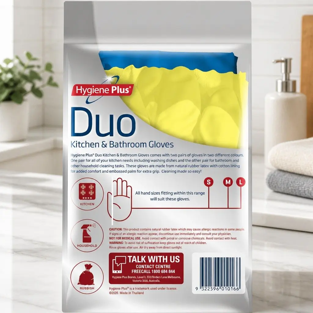 Kitchen and Bathroom Cleaning Gloves