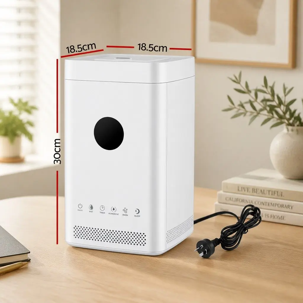 Ultrasonic Humidifier for Bedroom 3.5L White