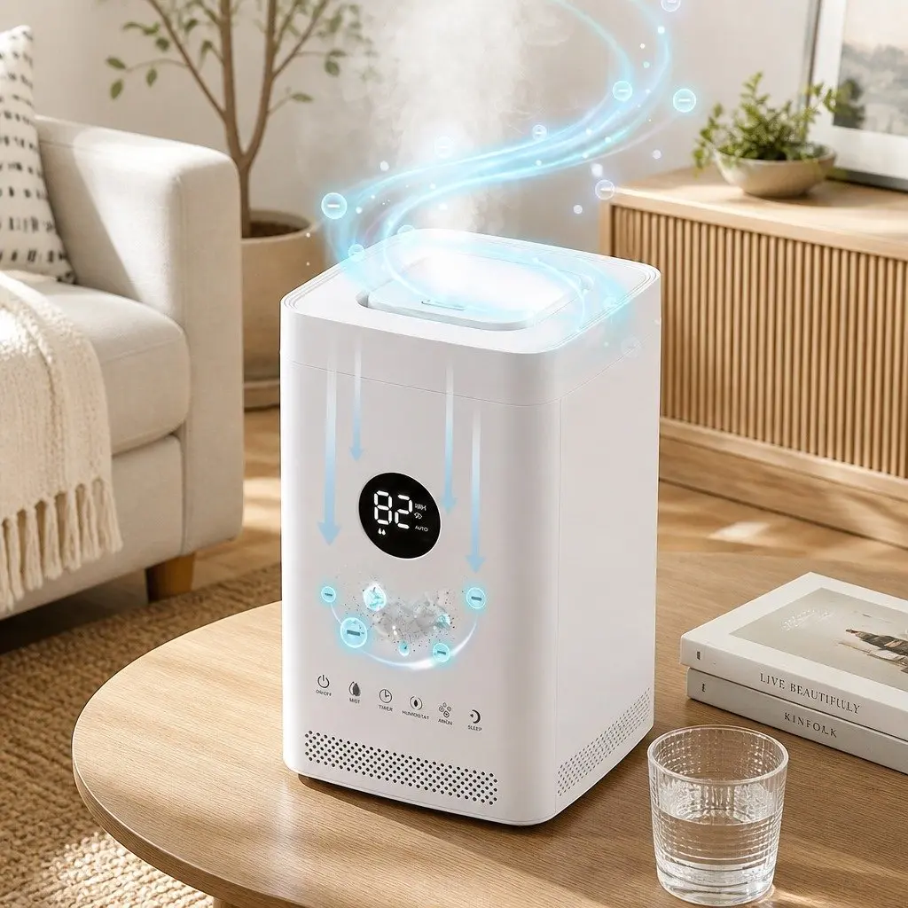 Ultrasonic Humidifier for Bedroom 3.5L White