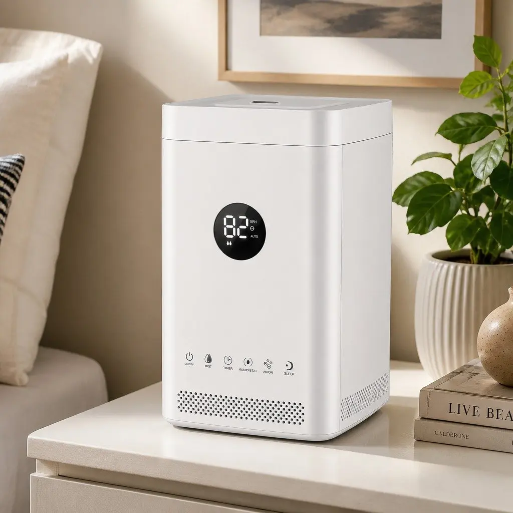 Ultrasonic Humidifier for Bedroom 3.5L White