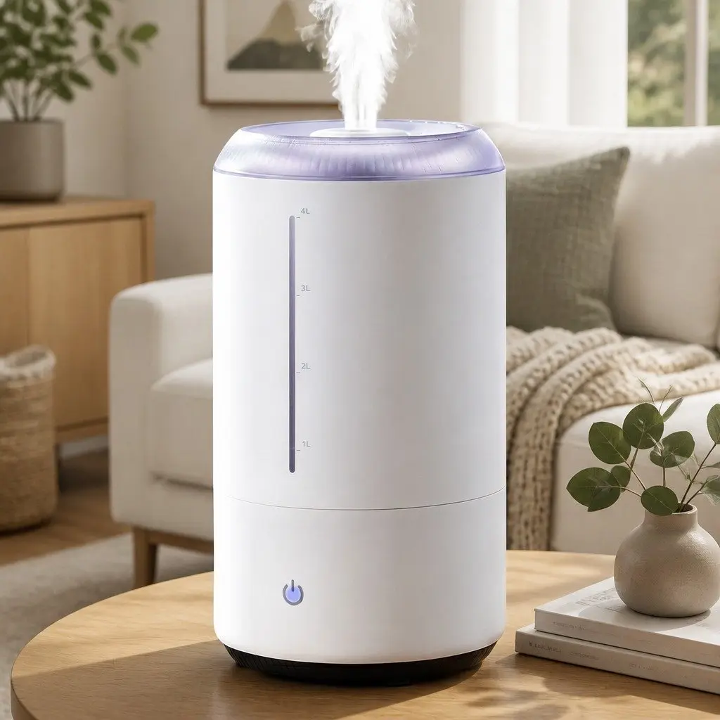 Ultrasonic Humidifier with 4L Tank and Essential Oil Box
