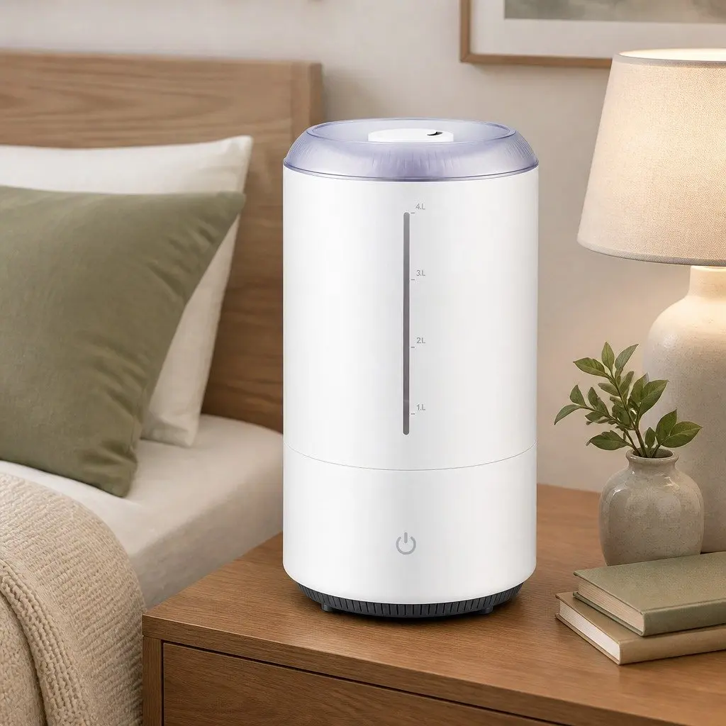 Ultrasonic Humidifier Aroma Diffuser Bedroom 4L White Mist