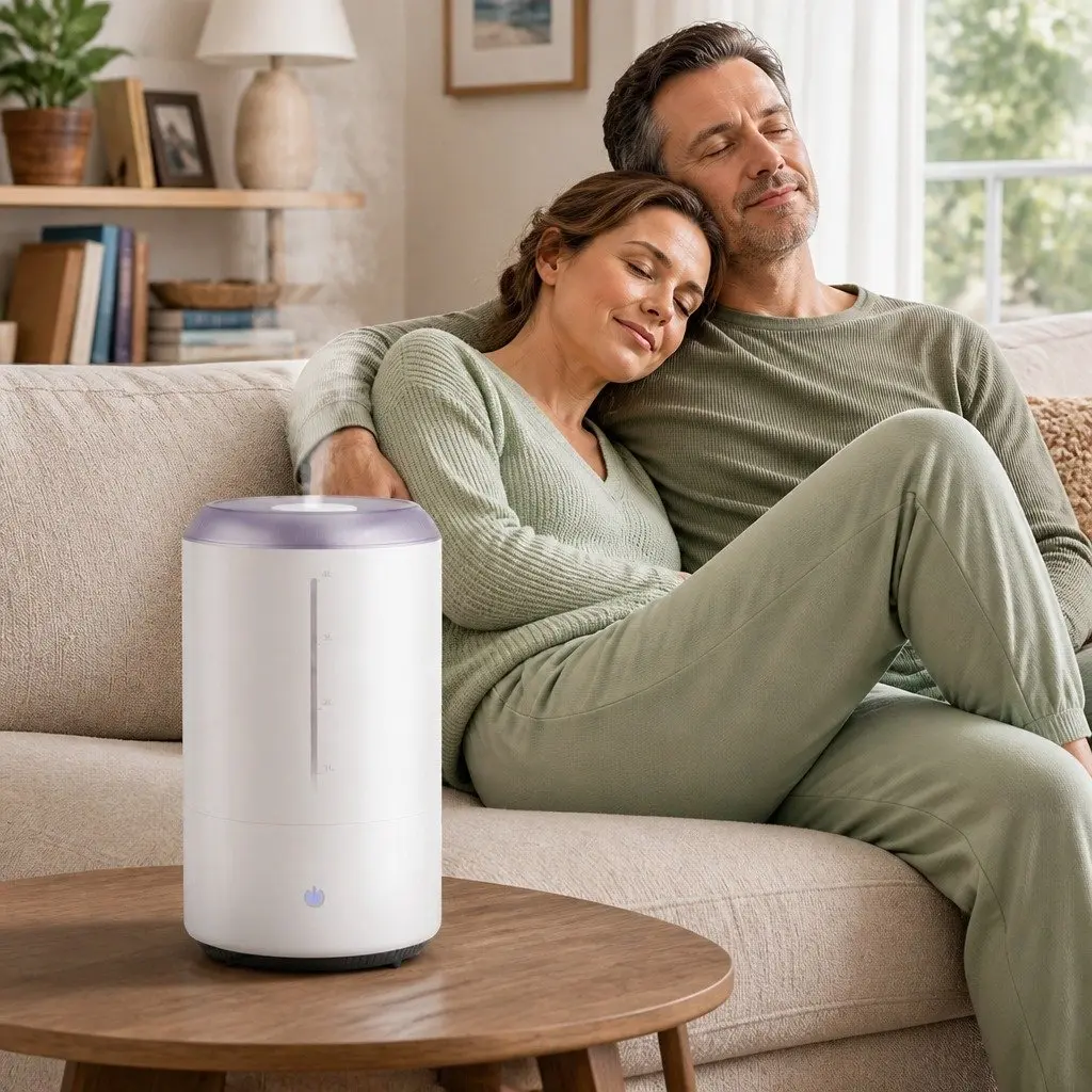Ultrasonic Humidifier Aroma Diffuser Bedroom 4L White Mist