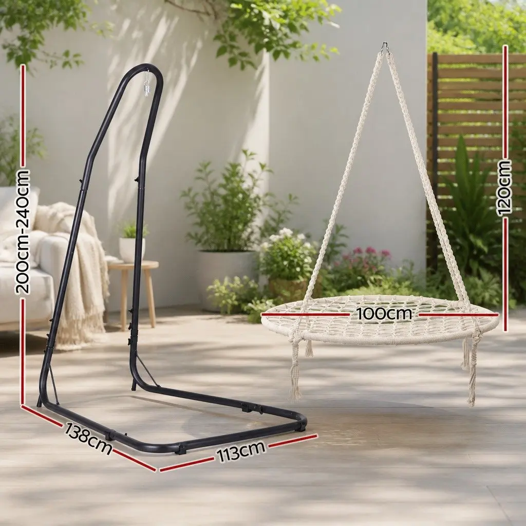 Hammock Chair with Steel Stand