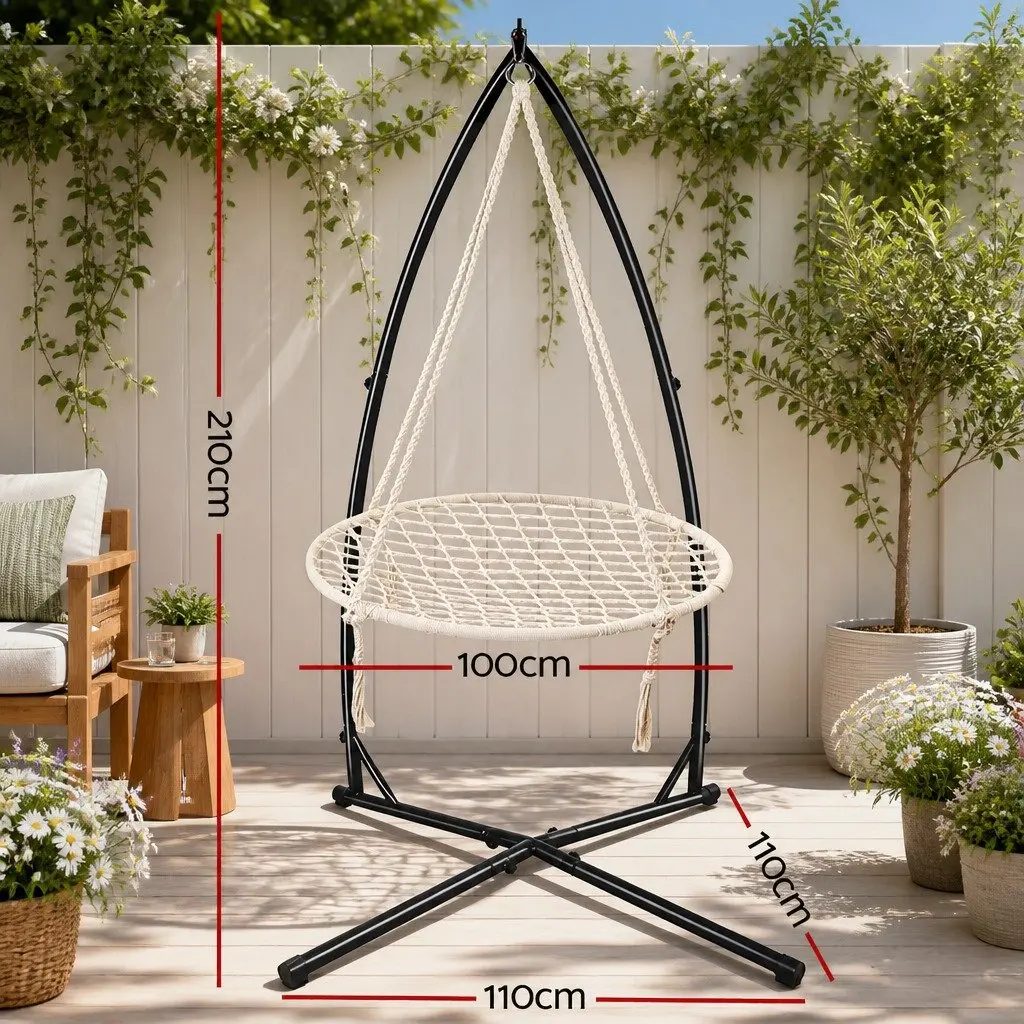 Hammock Chair Swing for Indoor Outdoor Use 100cm