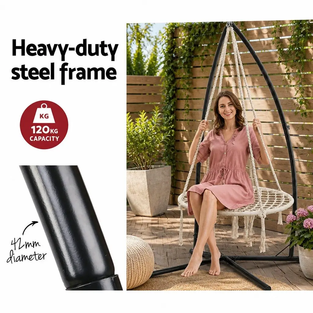 Hammock Chair Swing for Indoor Outdoor Use 100cm