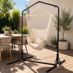 Specifications of Cream Hammock Chair with Stand