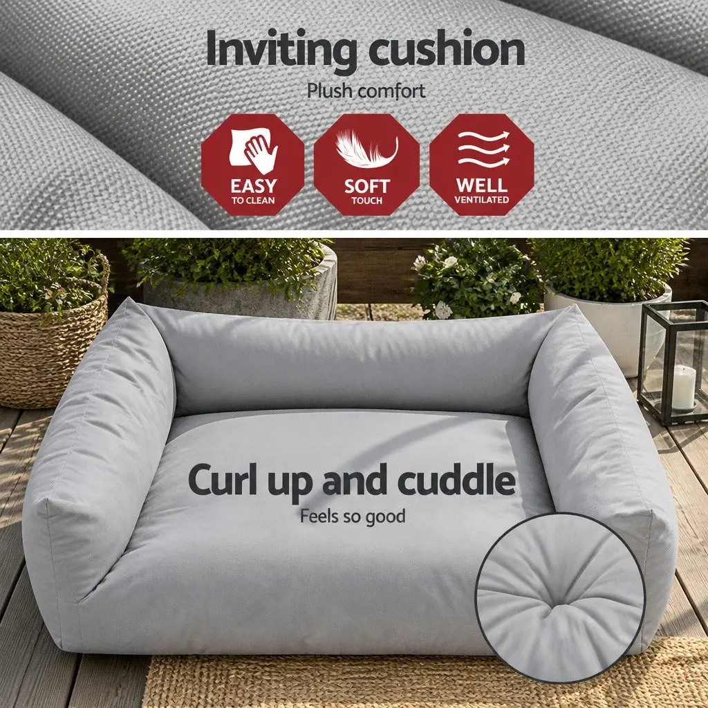 Hanging Egg Pod Chair Outdoor Patio Swing Grey 360 Degree Rotating Foldable Frame