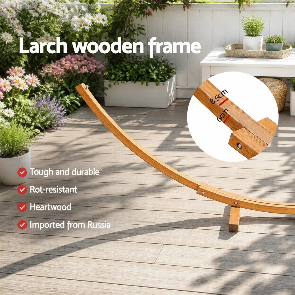 2-Person Hammock Bed with Timber Frame