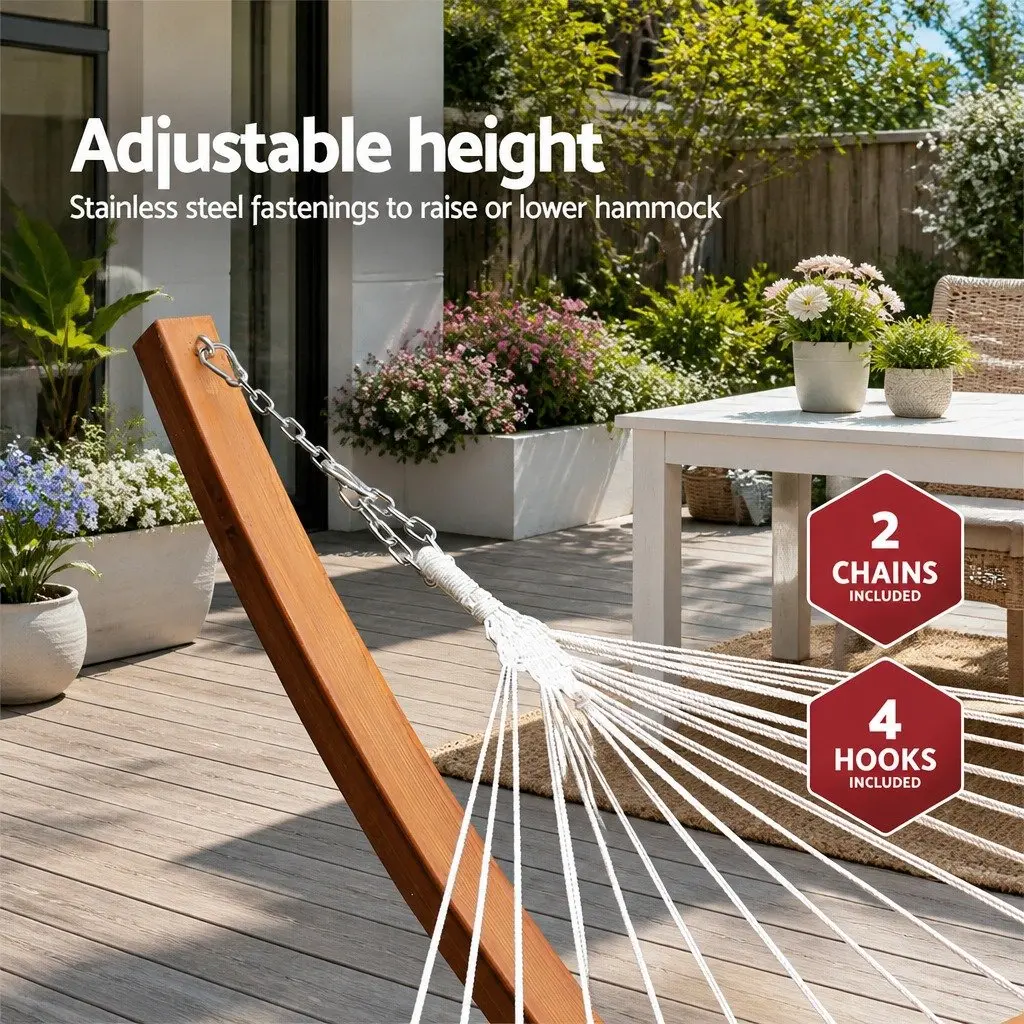 2-Person Hammock Bed with Timber Frame
