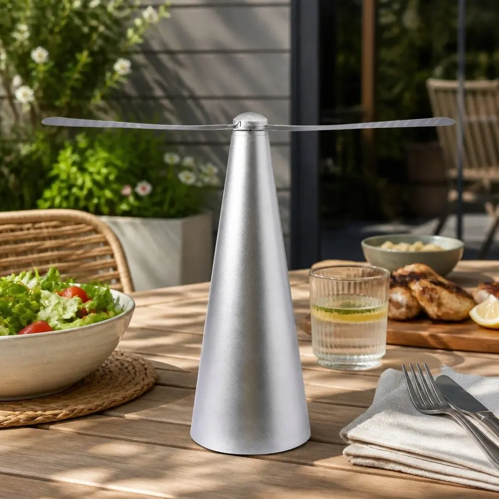 Fly Repellent Fan Outdoor Use 24cm Height 8cm Diameter