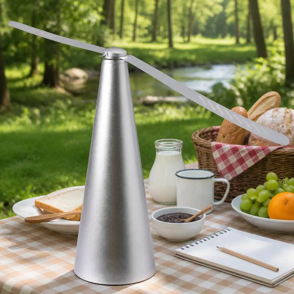 Fly Repellent Fan Outdoor Use 24cm Height 8cm Diameter
