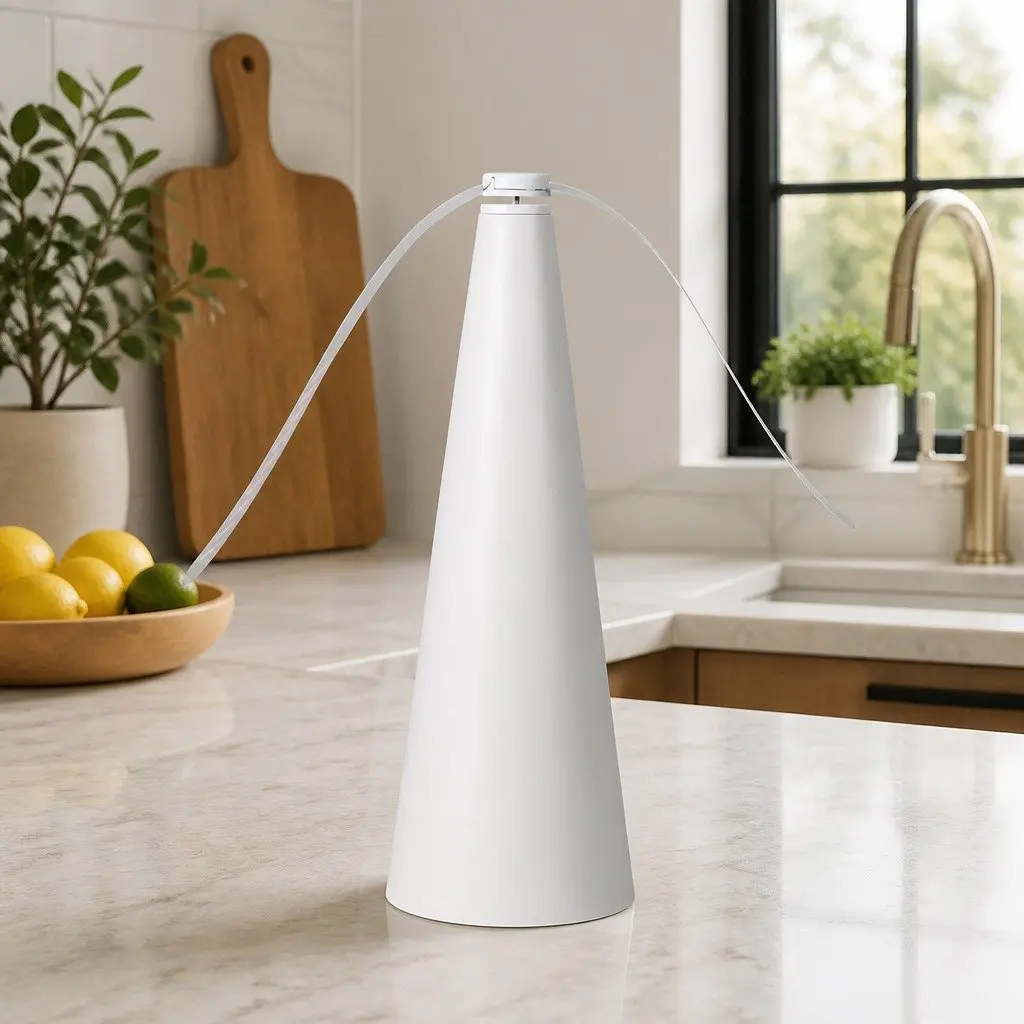 Fly Repellent Fan Portable Kitchen Garden Home 25.5cm Cordless Battery Operated