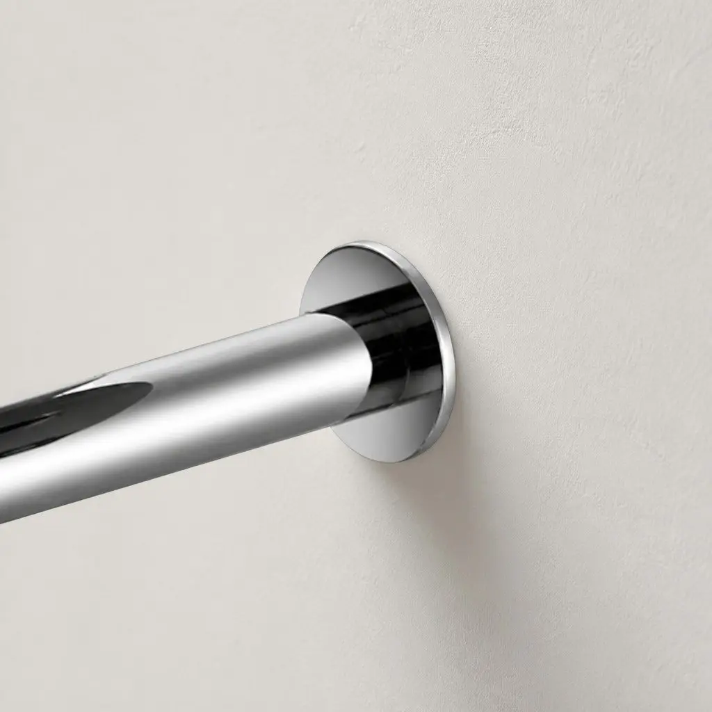 Toilet Paper Holder Wall Mount Bathroom Storage Silver 14cm L x 10cm W x 10cm H