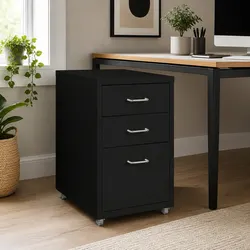 3 Drawer Steel Office Filing Cabinet - Specs and Features