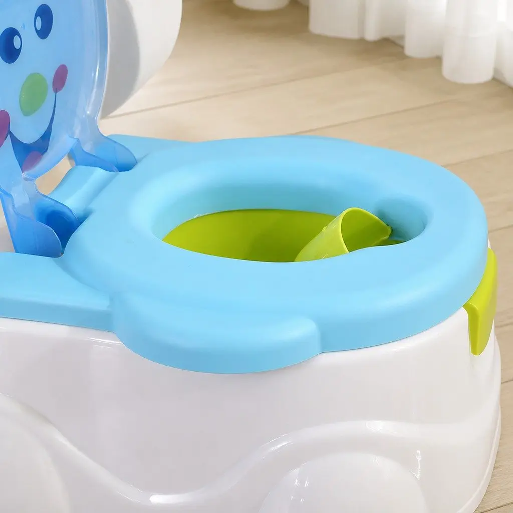 Kids Potty Trainer Seat 3-in-1 Step Stool Toddler Toilet Training with