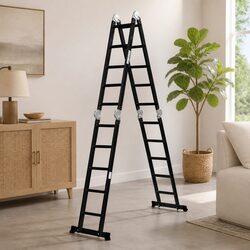 Specifications of 5.7m Heavy-Duty Folding Aluminium Ladder