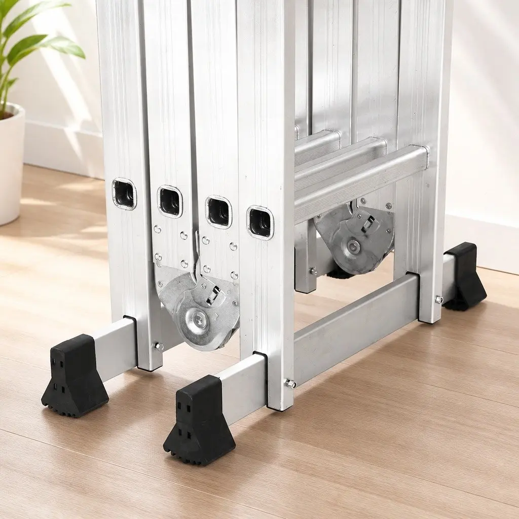 Multi-Purpose Folding Ladder Aluminium Heavy-Duty for Home 5.7m