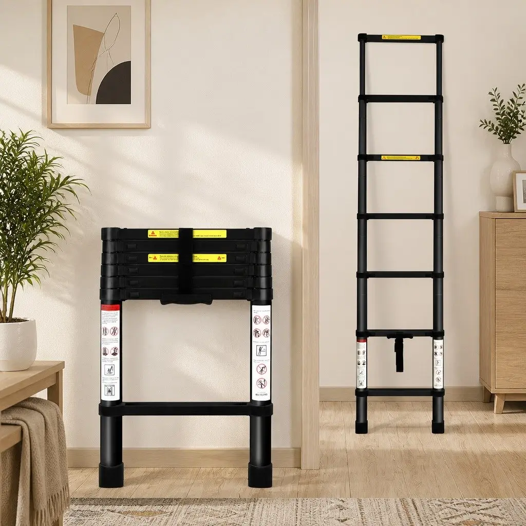 2M Telescopic Aluminium Ladder
