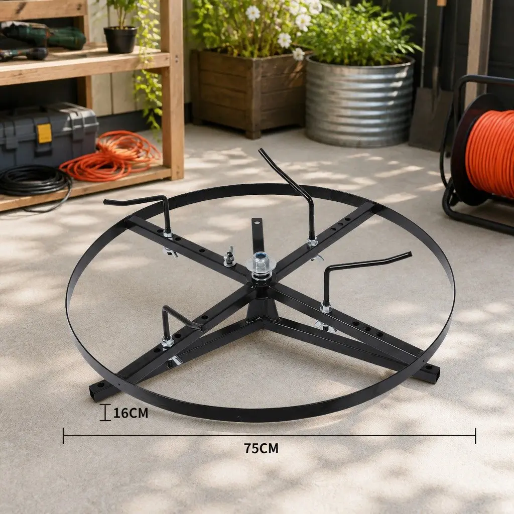 Wire Spinner Dispenser Tools and Equipment Fencing Heavy Duty Cast Iron Rotatable Disk Adjustable Brake
