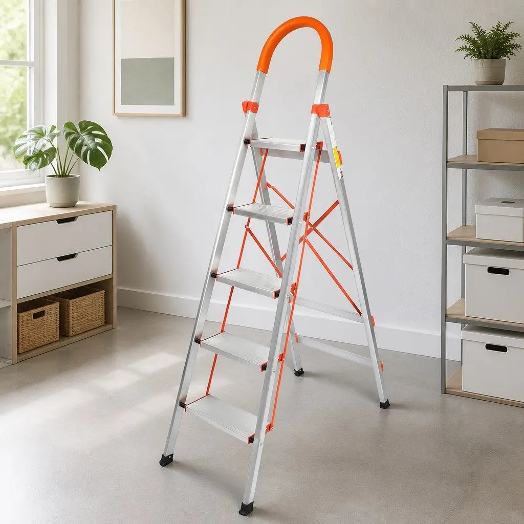 5-Step Aluminium Folding Ladder