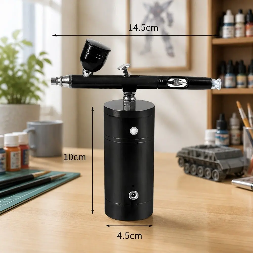 Airbrush Kit Cordless Handheld Compressor Spray Pen Painting Tattoo Cake Makeup
