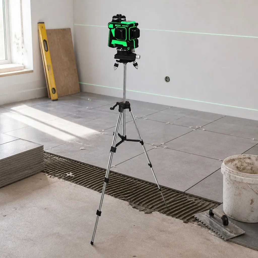 Green Laser Level Self-Leveling 4/8/12 Line Indoor Outdoor Construction Tool