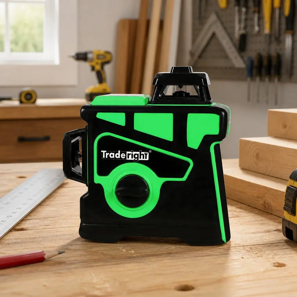 Green Laser Level Self-Leveling 4/8/12 Line Indoor Outdoor Construction Tool