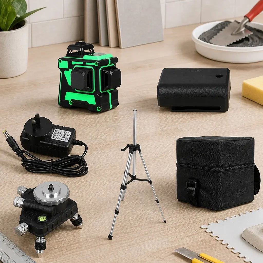 Green Laser Level Self-Leveling 4/8/12 Line Indoor Outdoor Construction Tool