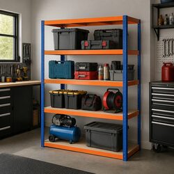 5-Tier Metal Storage Rack with Specifications