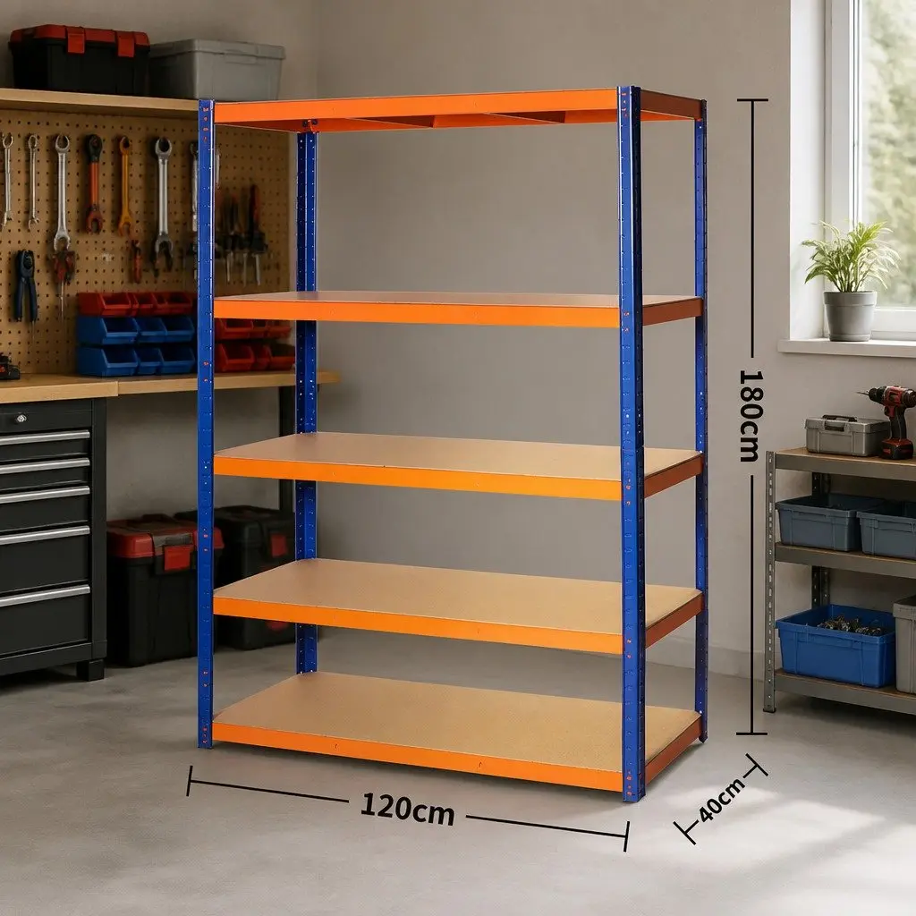 5-Tier Metal Storage Rack with