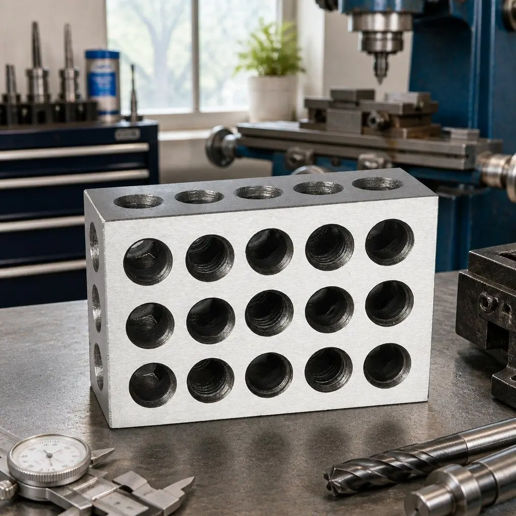 1-2-3 Blocks Gage Set Machinist Tool for Setup Layout Inspection 1 Inch x 2 Inch x 3 Inch