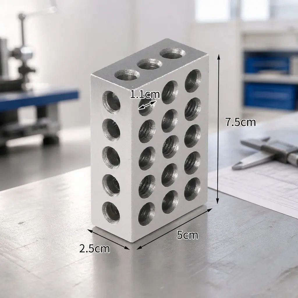 1-2-3 Blocks Gage Set Machinist Tool for Setup Layout Inspection 1 Inch x 2 Inch x 3 Inch
