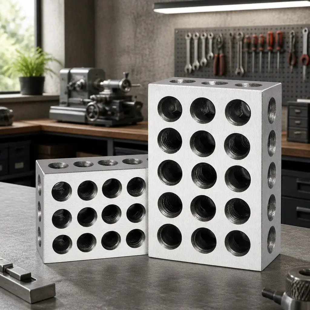1-2-3 Blocks Gage Set Machinist Tool for Setup Layout Inspection 1 Inch x 2 Inch x 3 Inch