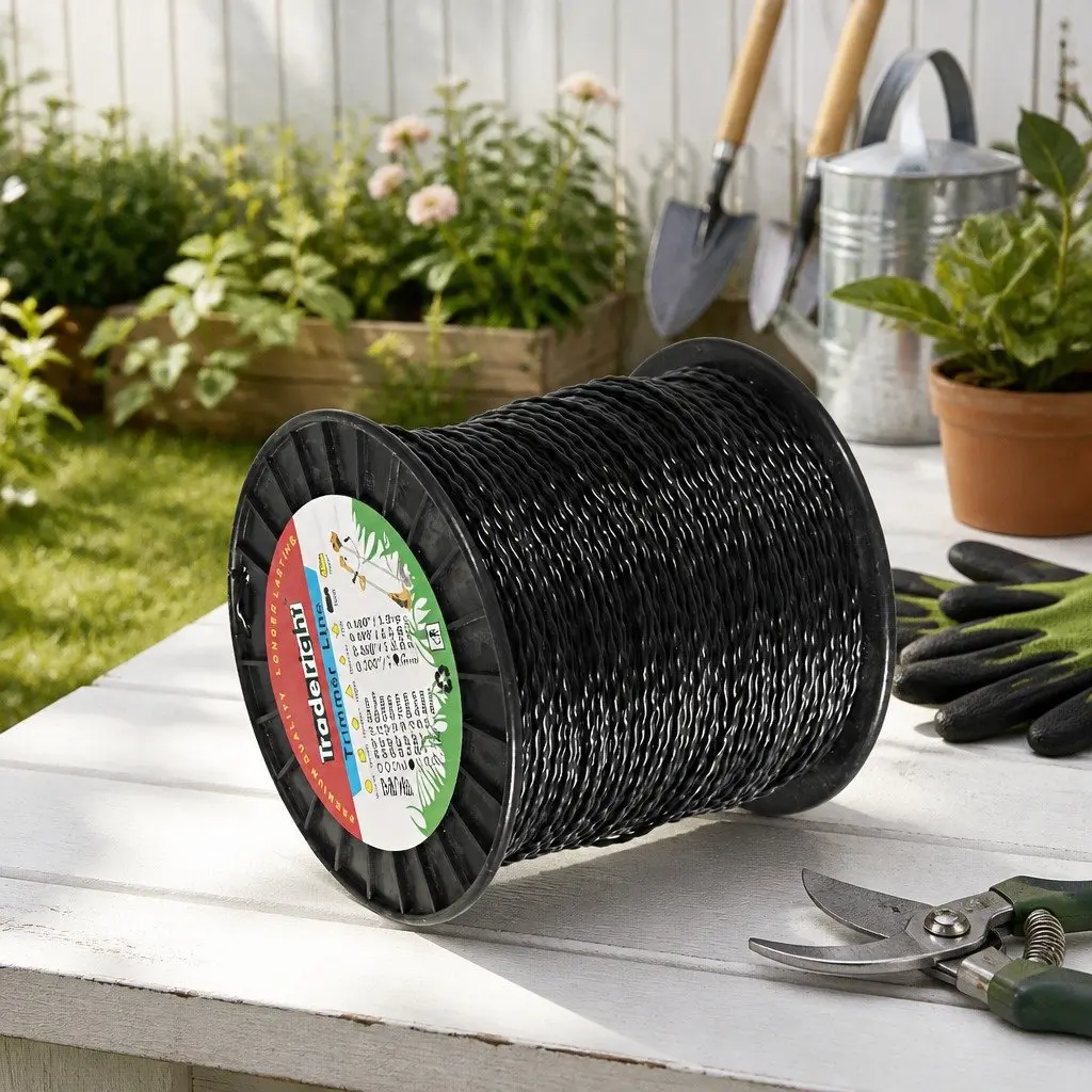Spiral Twist Nylon Cord Trimmer Line 2.7mm for Lawn Care Whipper Snipper
