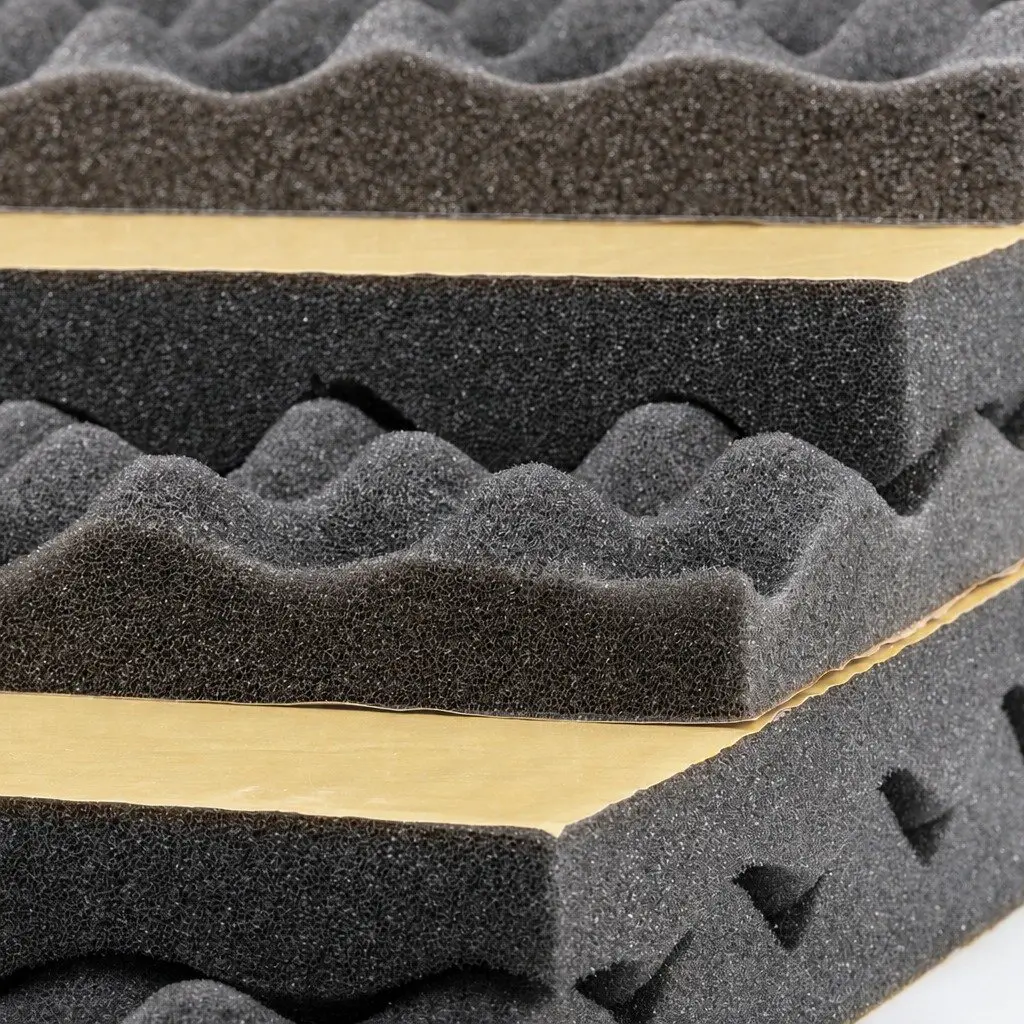 Acoustic Foam Wall Panels 14 Pack 50x50x5cm Sound Absorption Studio Home Theatre