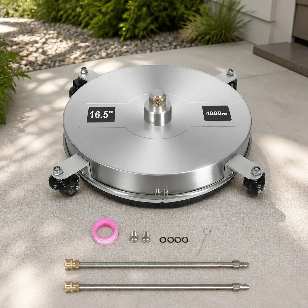 Pressure Washer Surface Cleaner Rotary Attachment Driveway Concrete Patio