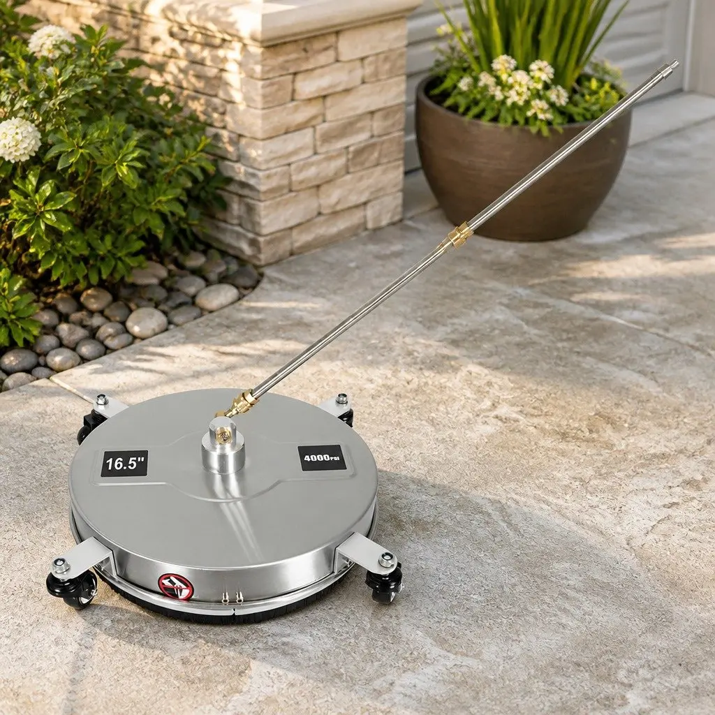 Pressure Washer Surface Cleaner Rotary Attachment Driveway Concrete Patio