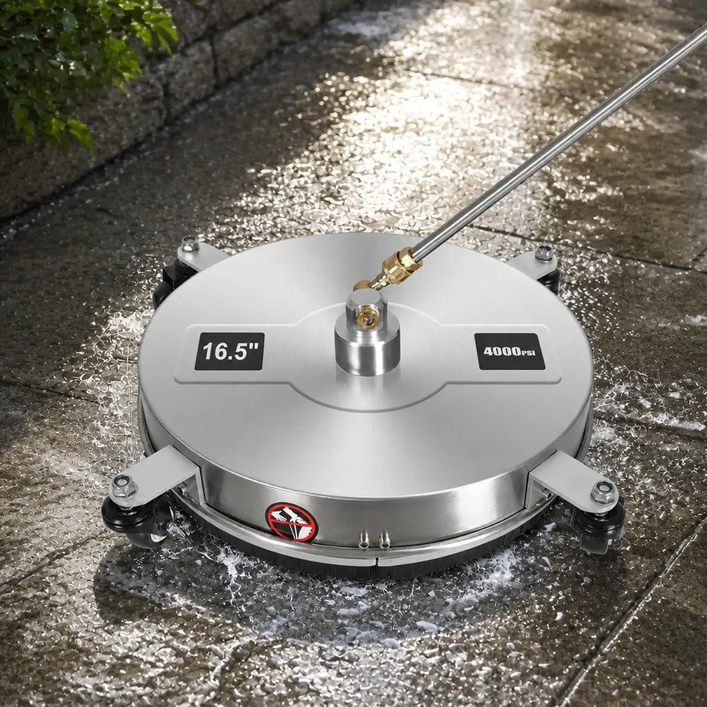 Pressure Washer Surface Cleaner Rotary Attachment Driveway Concrete Patio